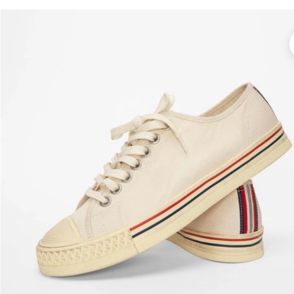 HOOD 1967 ROCKET 🚀 VINTAGE STYLE LOW TOP SNEAKERS,  OFF WHITE 6.5 Womens